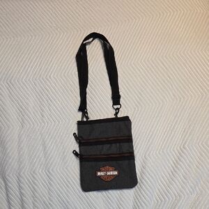 Harley-Davidson Charcoal and Black Crossbody Bag